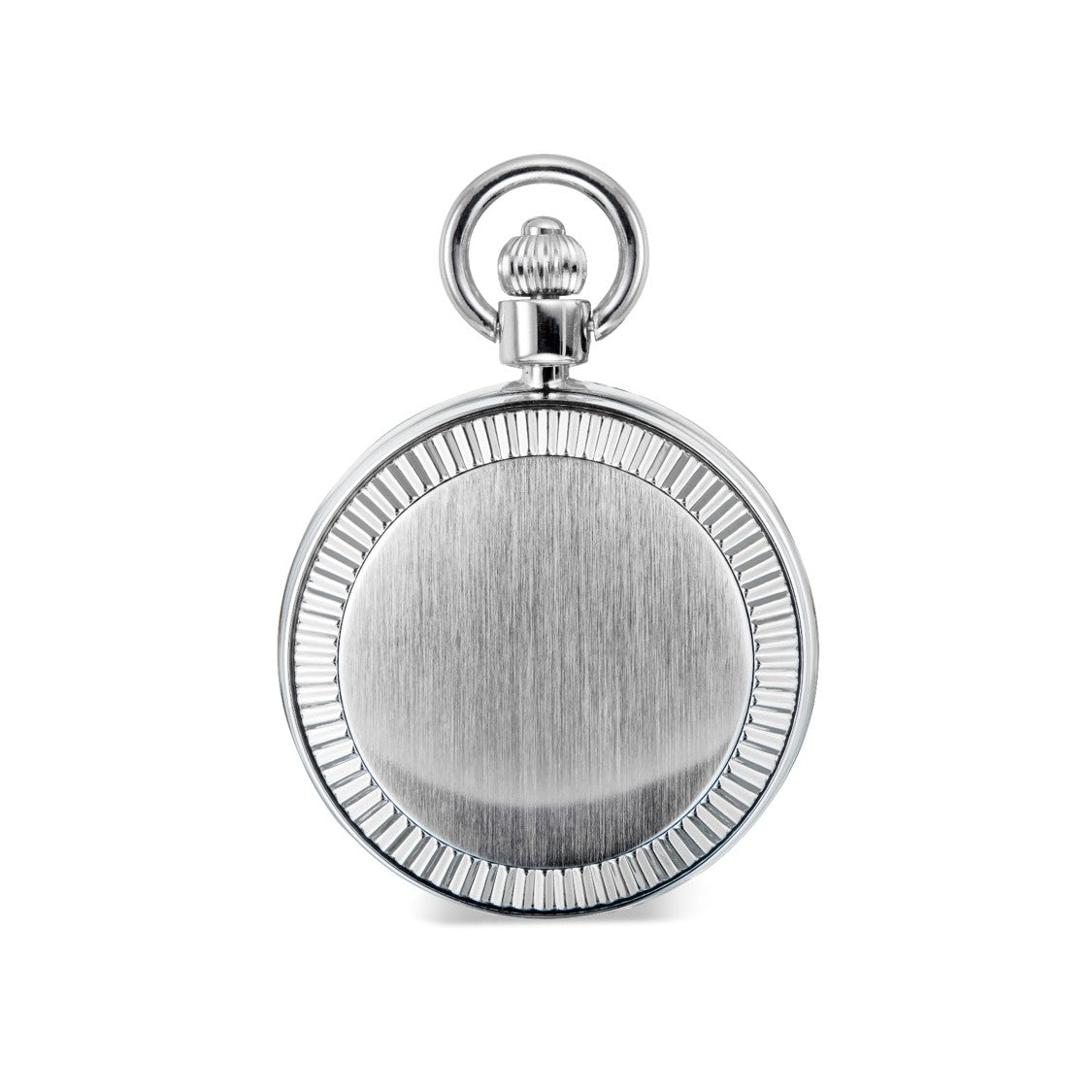 Satin Silvertone Pocket Watch