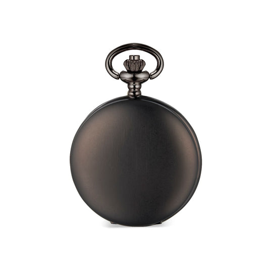 Brushed Gunmetal Pocket Watch